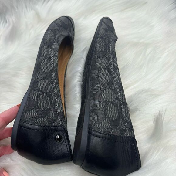 Coach Chelsea Signature Logo Ballet Flats 8.5 - Picture 7 of 8